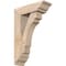 Ekena Millwork Merced Traditional Smooth Bracket w/ Offset Brace, Douglas Fir, 5 1/2"W x 16"D x 24"H BKT0604X16X24MRC01SDF - alternate 1